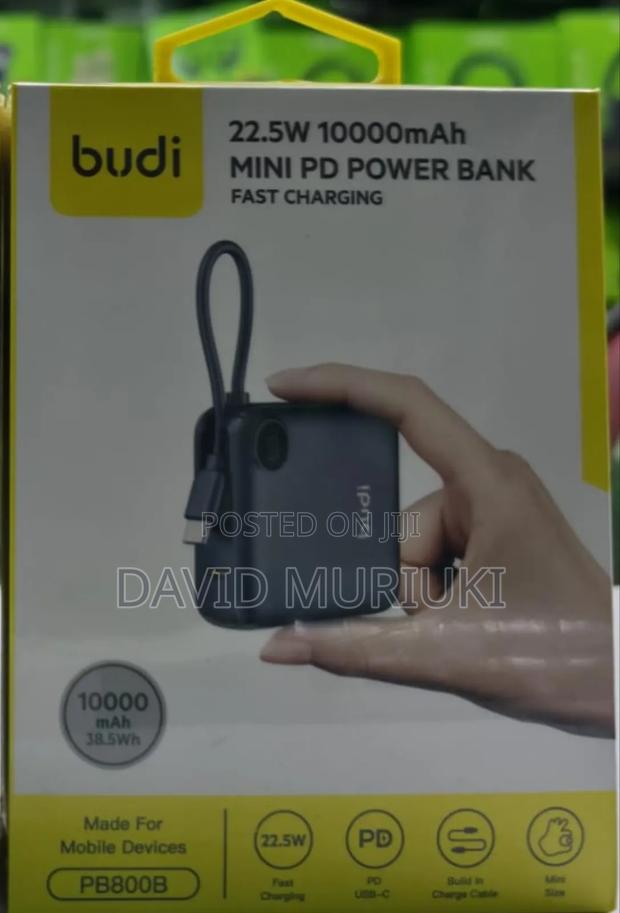 Budi Pb800b 22.W 10,000mah Mini Pd Fast Charging Power Bank