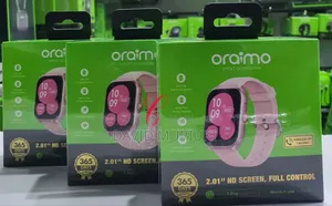 Oraimo Watch 5 Lite Osw-804 Rose Gold Pink Smart Watch Makes Calls