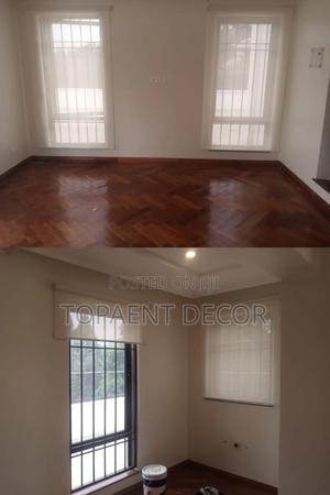 Clear ,Off White Horizontal Office Window Roller Blinds - thumbnail 2