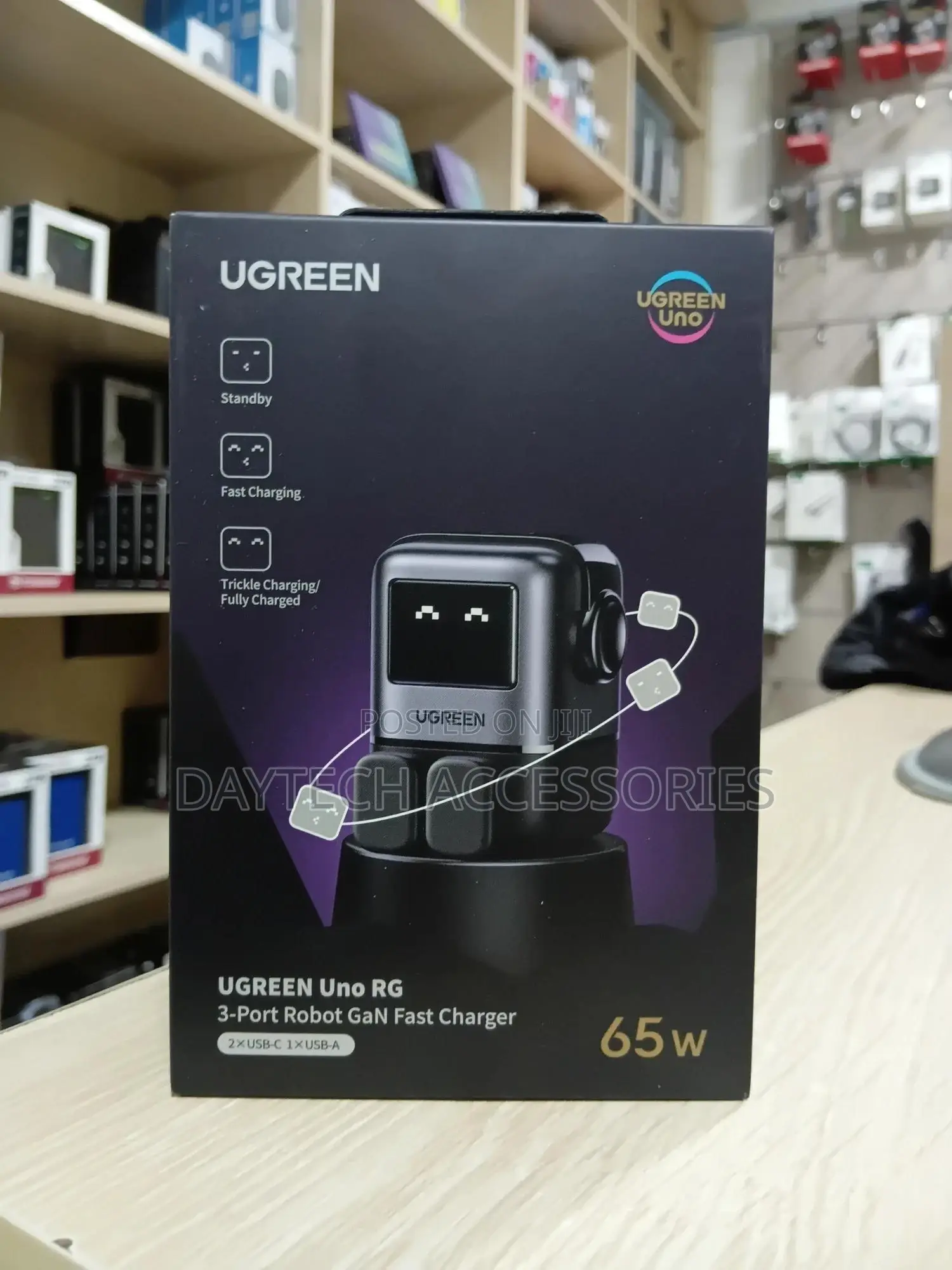 Ugreen Uno Charger 65w (Black)