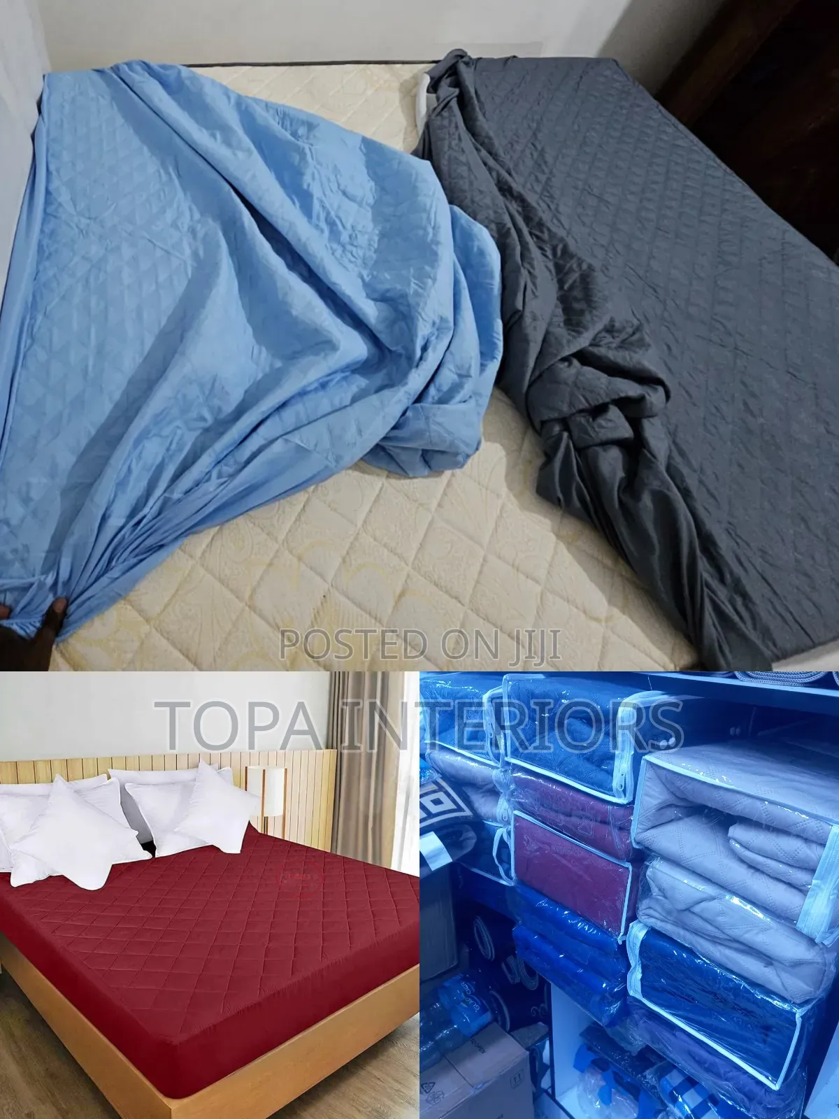 Kids Bedding Noiseless Fitted Comfortable Waterproof Mattress Covers