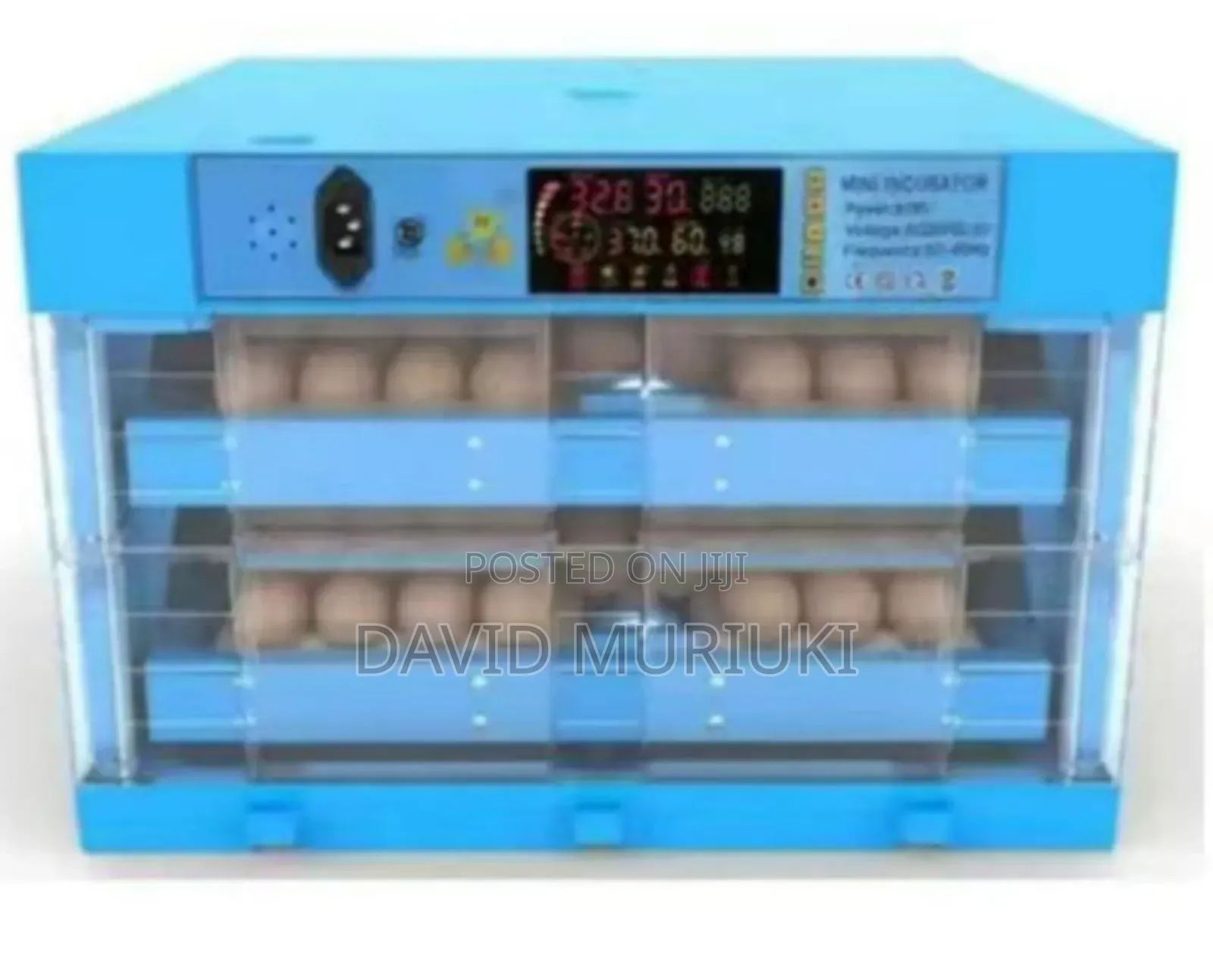 128 Eggs Incubator, Power -80w With Automatic Roller Ac/Dc
