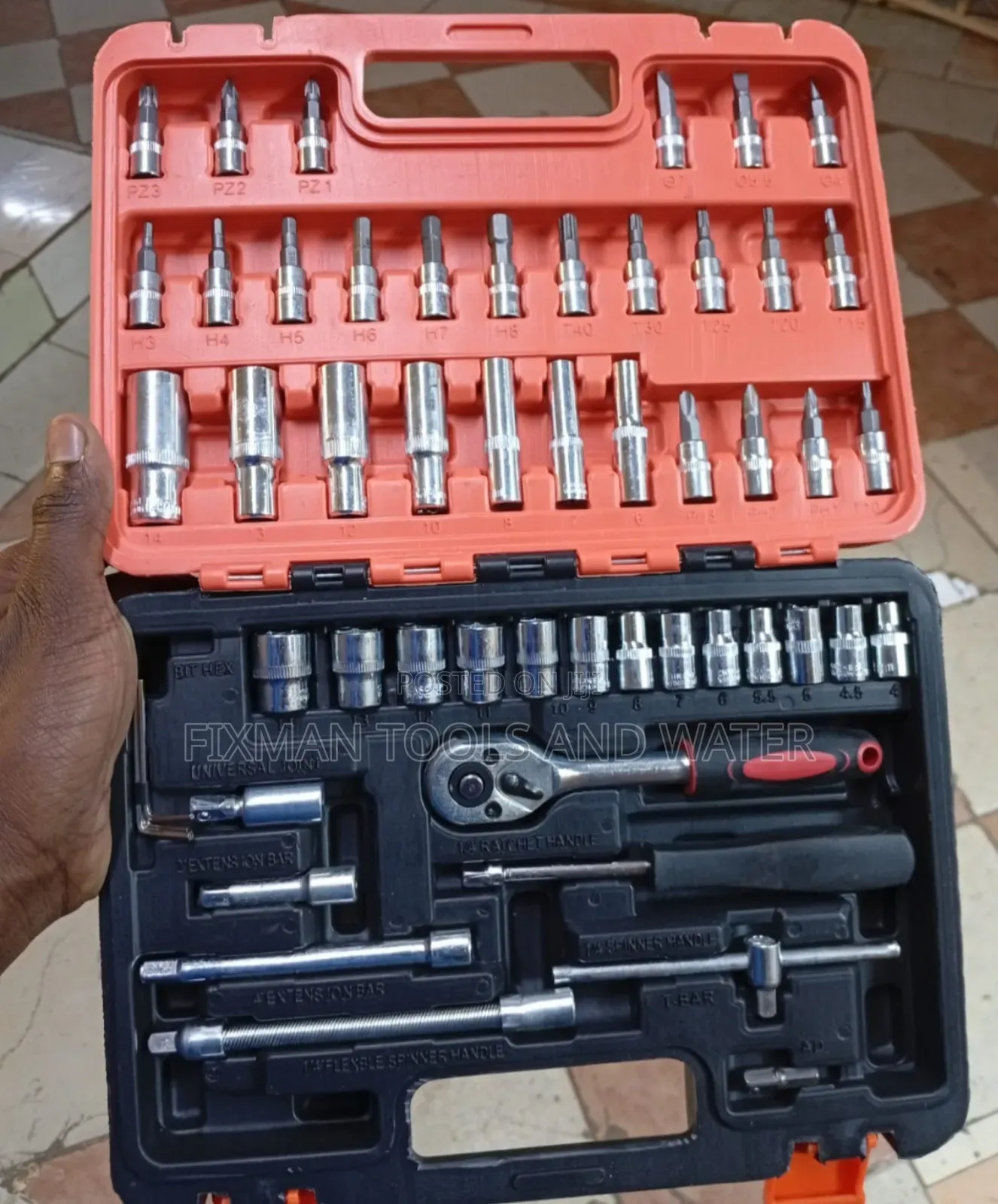 Chrome Vanadium Deep Socket Wrench Set 53 Pc's + Screwdriver Sets