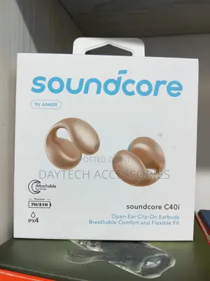 Soundcore by Anker C40i Open-Ear Clip-on Earbuds (Black)