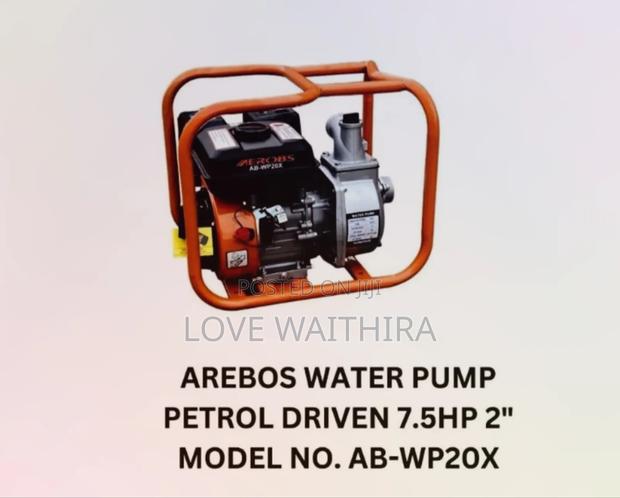 2inch Arebos 7.5hp Petrol Water Pump - main view