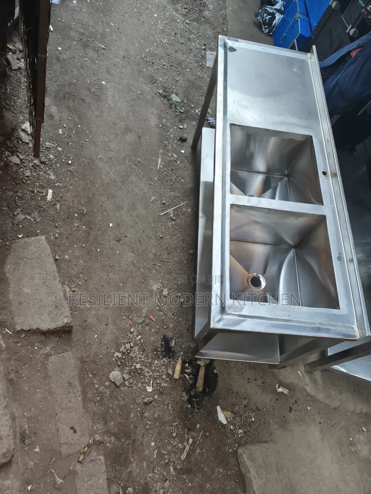 Ss Double Sink 1500x 560mm