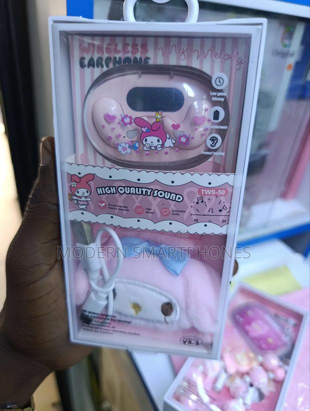 Wireless Bluetooth Earphone Protective Case Cartoon Doll Design - main view