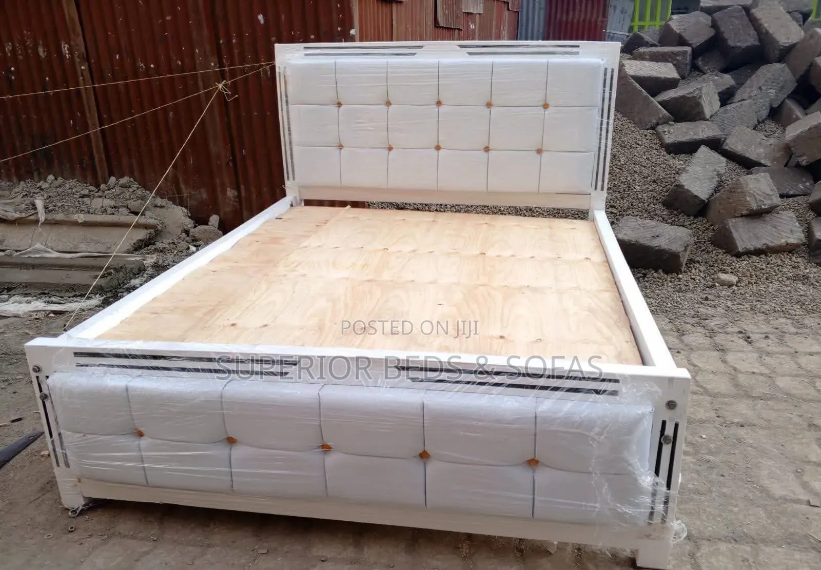 Button Panel Bed Size 5 by 6