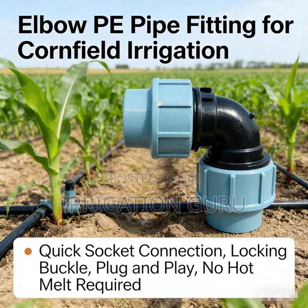 Quick Connector Elbow Hdpe 4inches
