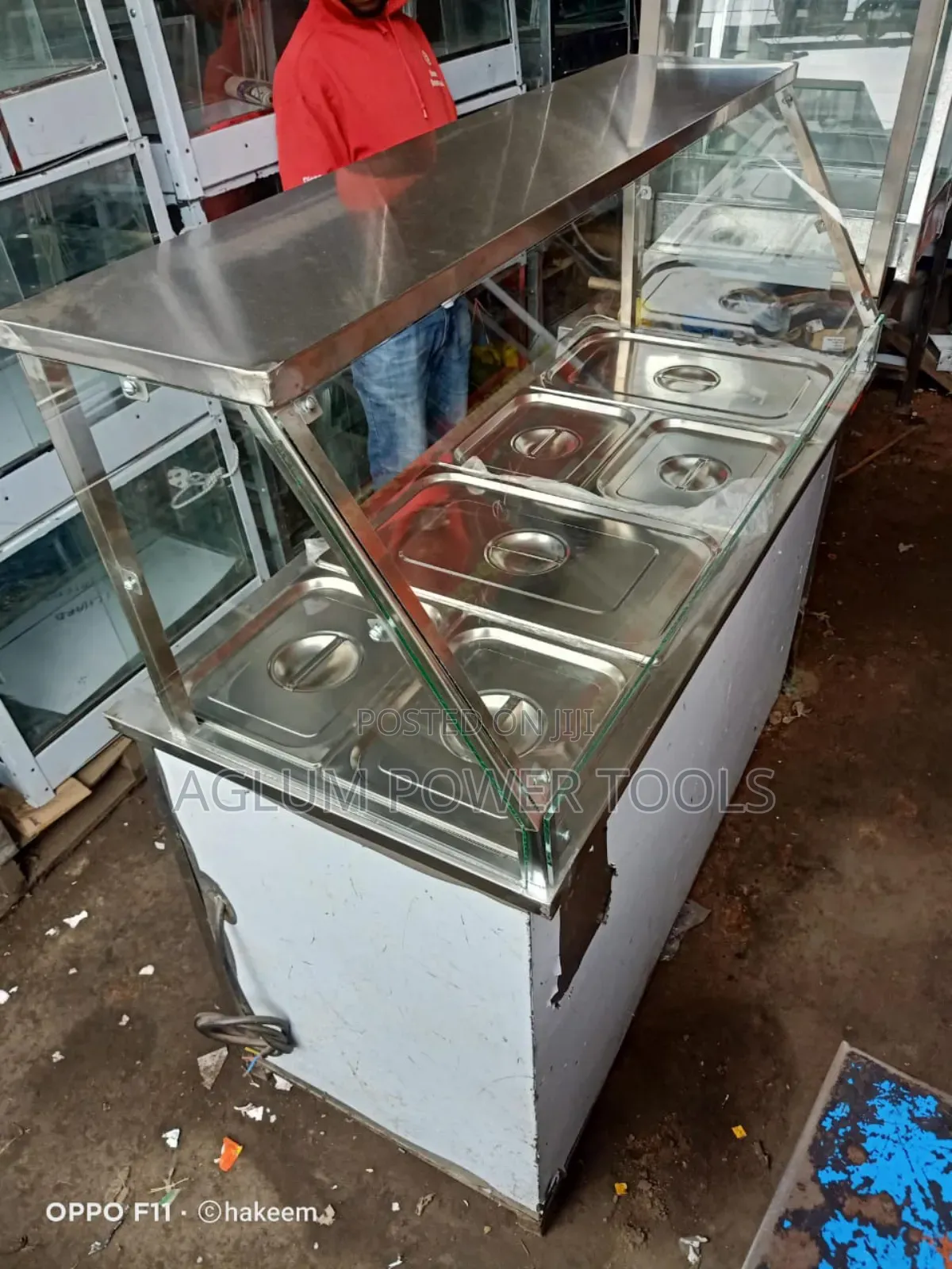 Juakali Stainless Steel Food Warmer Display Chiller