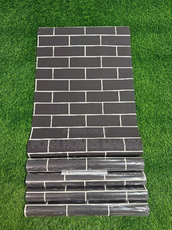 Black and White Brick Glue Wallpapers - main view