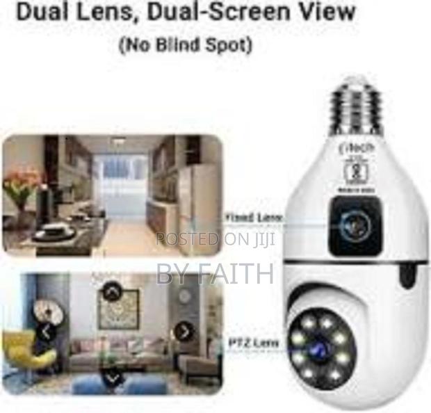Bulb Camera CCTV Security Camera 360° - main view