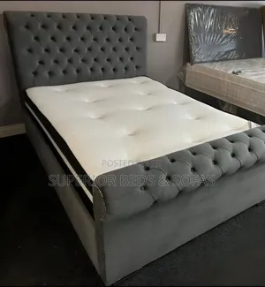 Luxury Upholstered Bed. Size 5 by 6