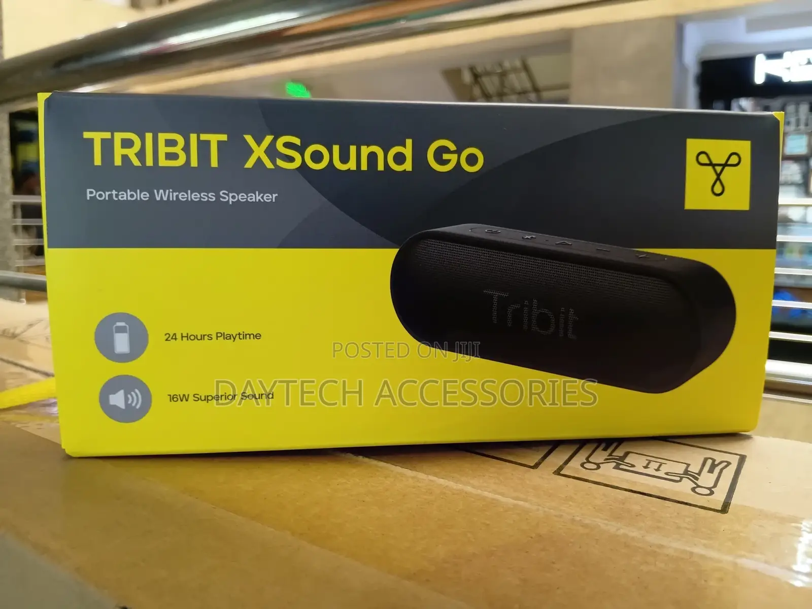 The Tribit Xsound Go Portable Ipx7 Waterproof Bluetooth Speaker.