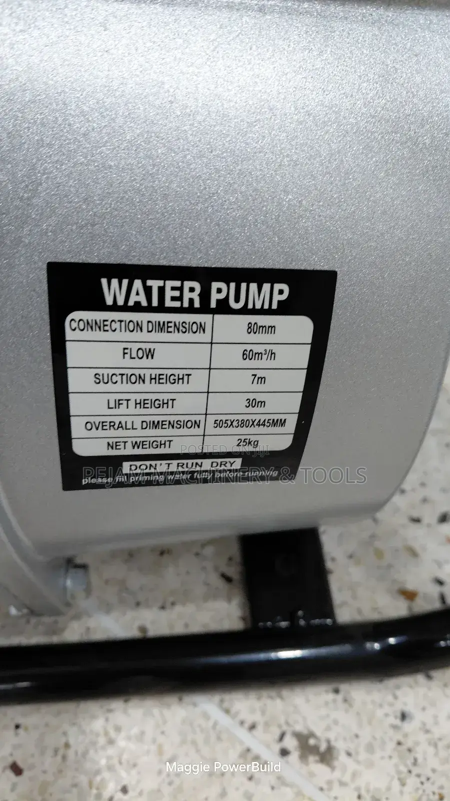 Helios 3" Petrol Waterpump 7.5hp Engine