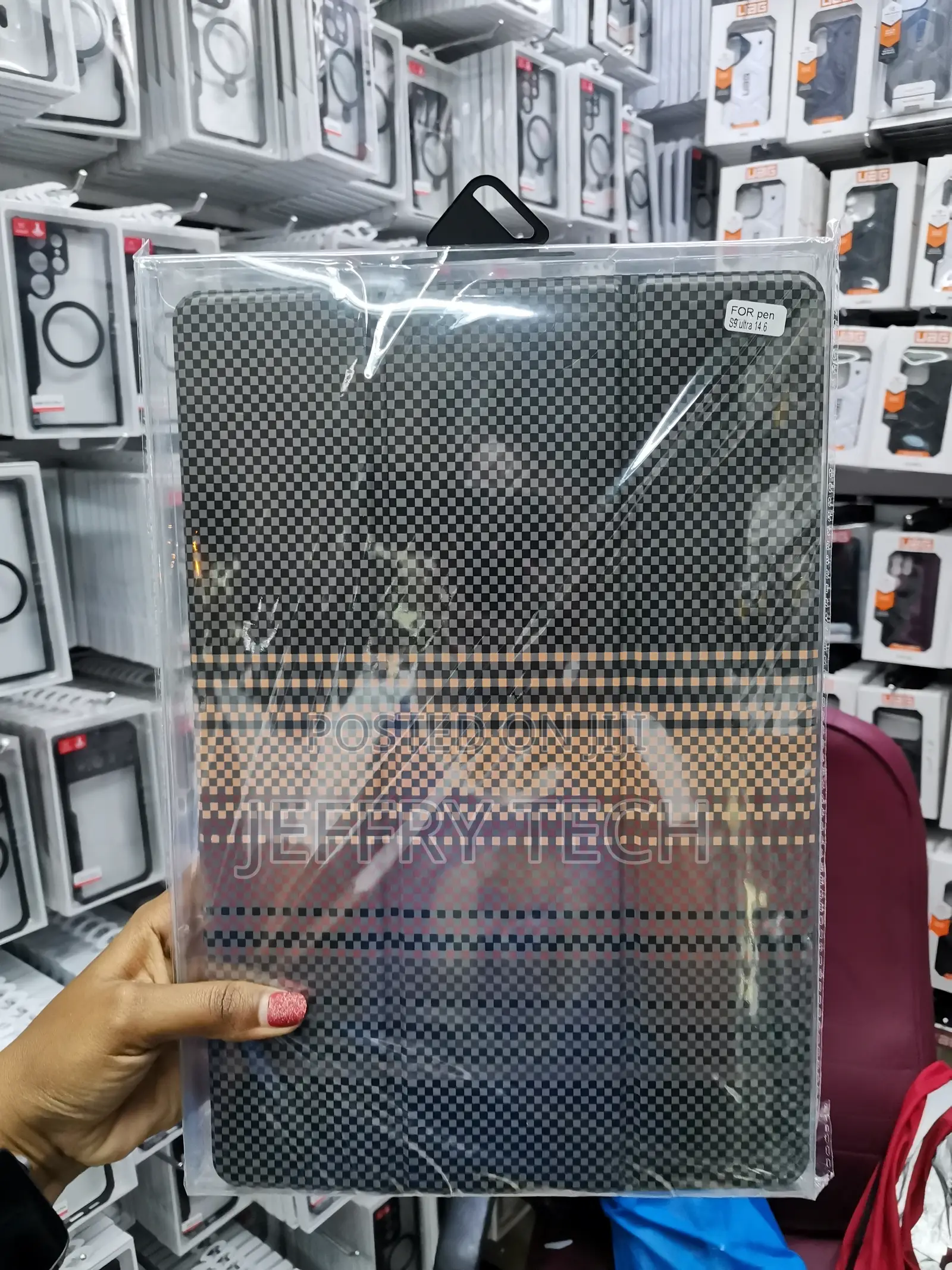 Proten Carbon Fiber Case With Penslot for Samsung Galaxy Tab S9 Ultra