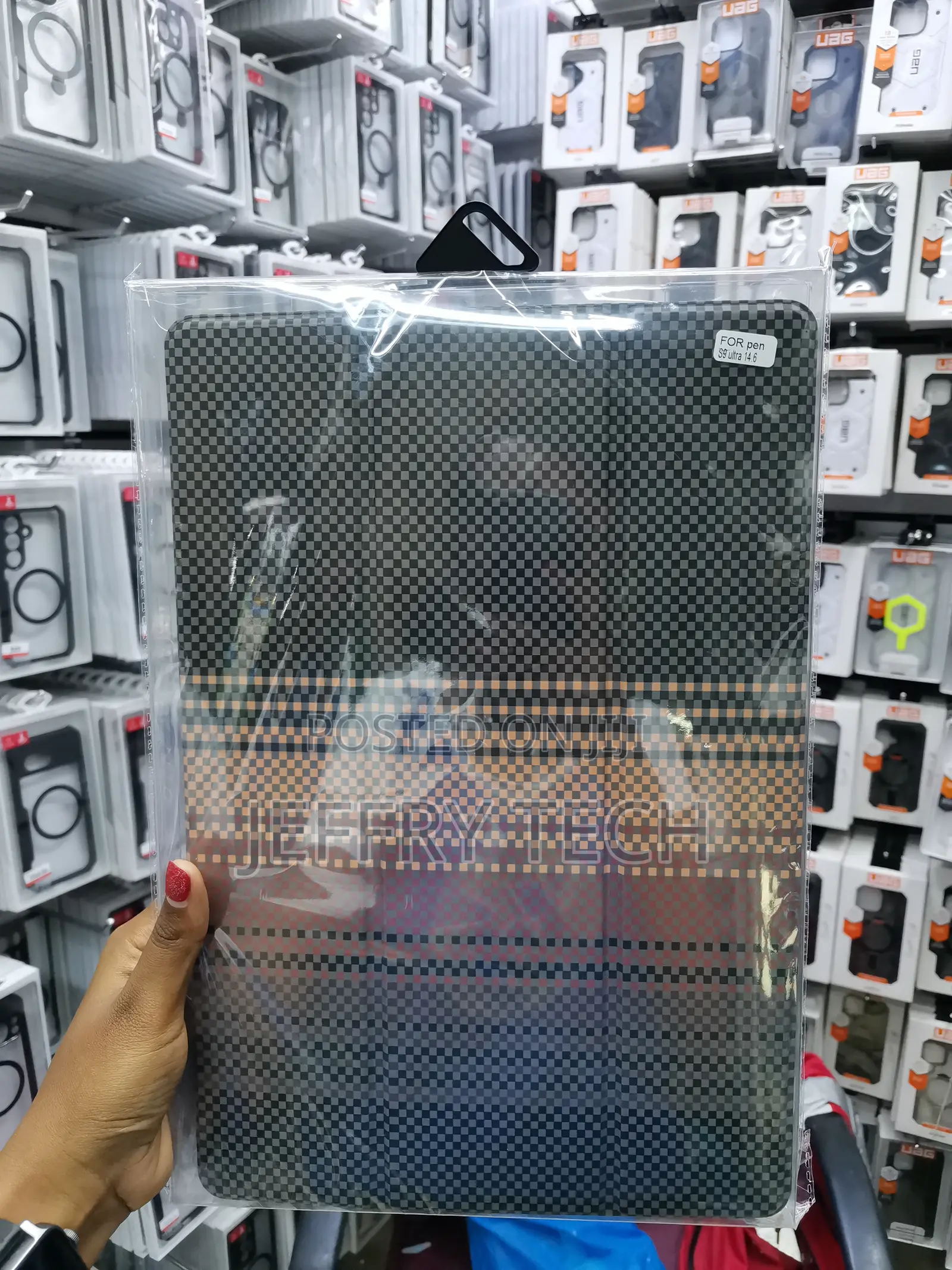 Proten Carbon Fiber Case With Penslot for Samsung Galaxy Tab S9 Ultra