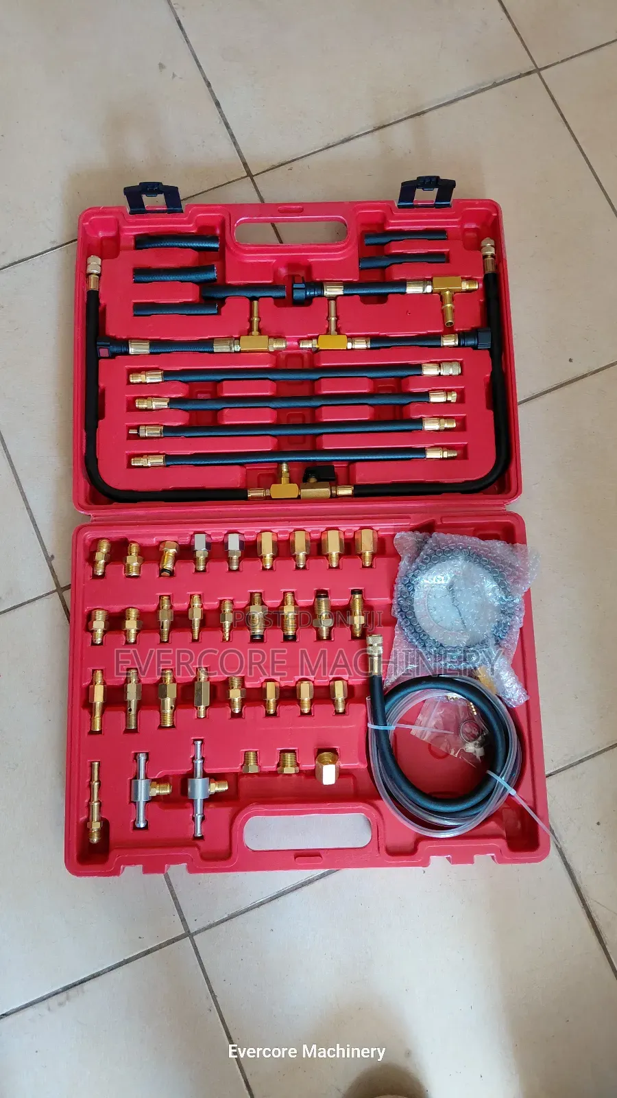 Professional Fuel Injector Engine Pressure Test Kit (Complete Set)