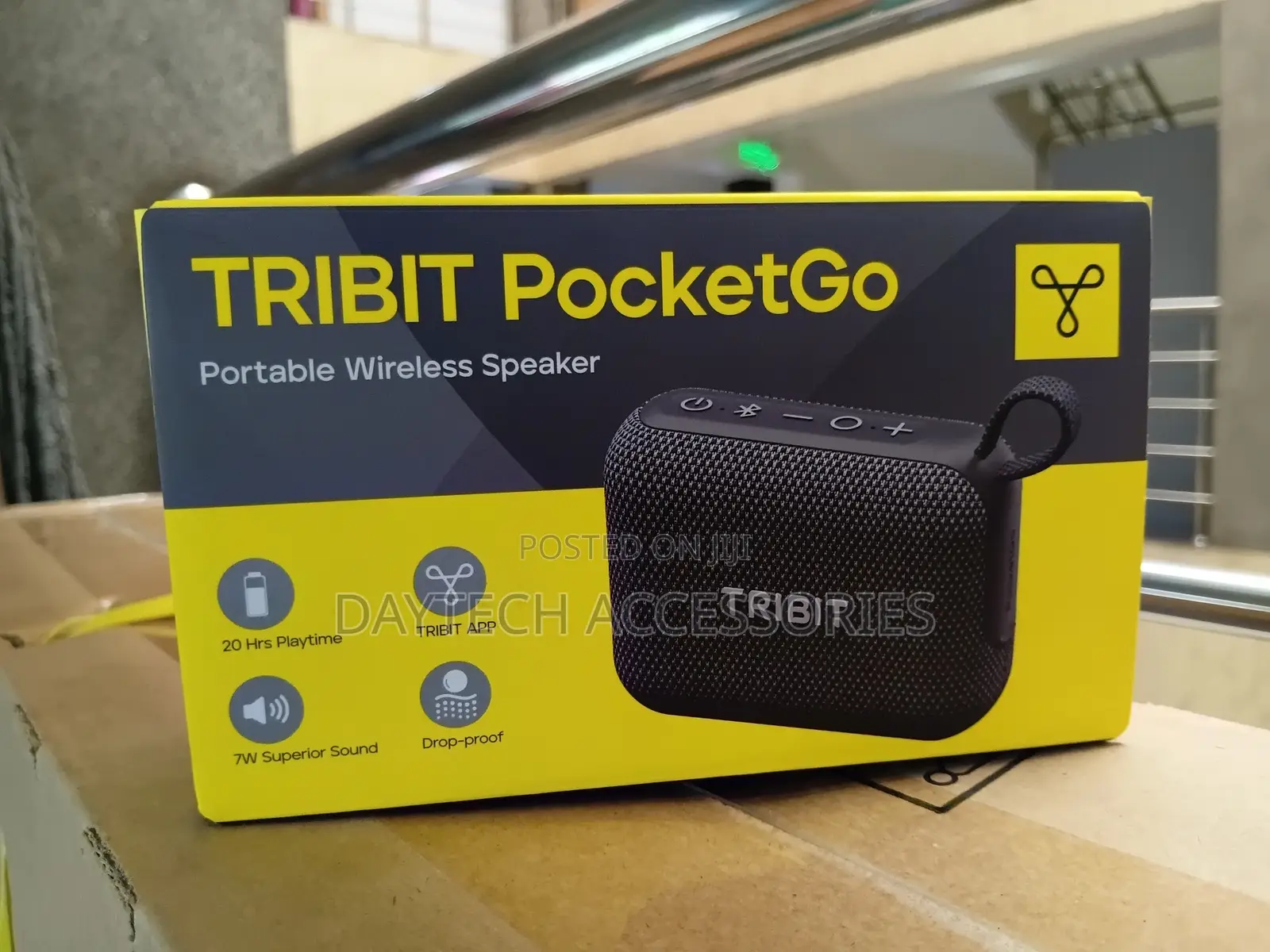 Tribit Pocketgo Portable Bluetooth Speaker.