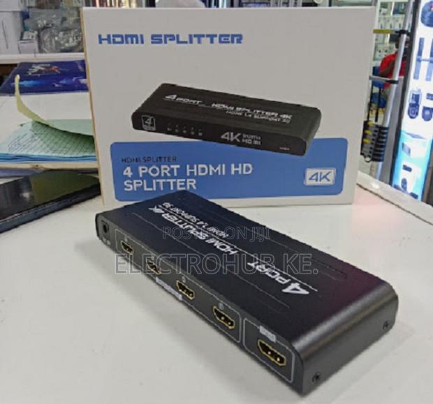 Hdmi Splitter 1x4 - 4 Port Full Hd Hub Repeater Amplifier 1080p
