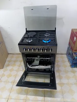 Nunix 60x60 Electric Oven Cooker – 3 Gas + 1 Electric