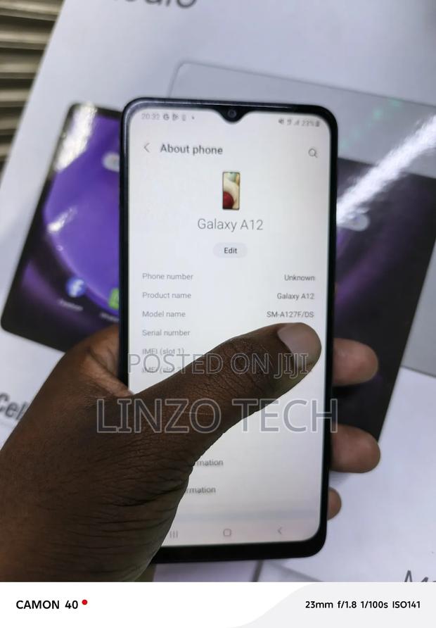 Samsung Galaxy A12 64 GB Blue - thumbnail 3
