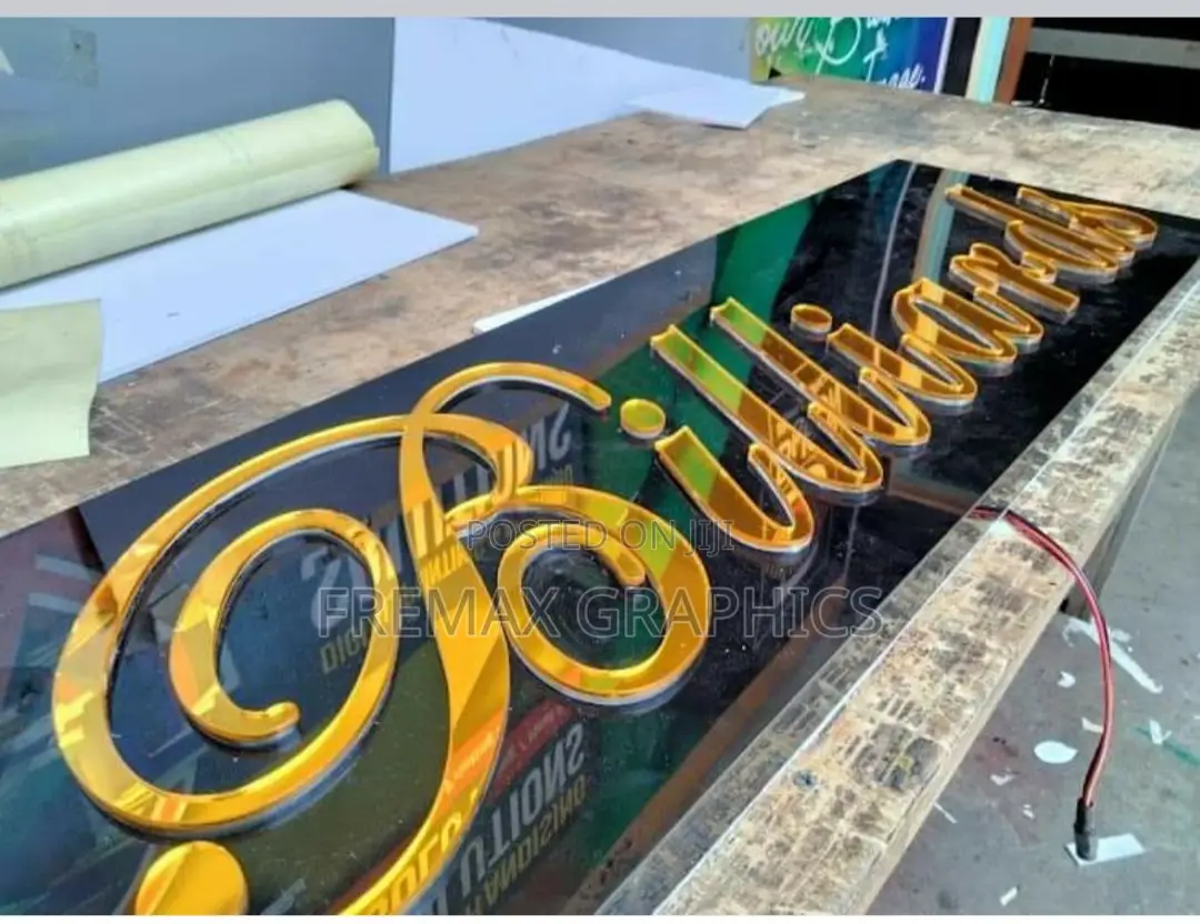 Premium Acrylic Signs – Clean Modern