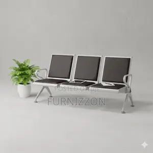Padded Three Seater Bench for Waiting Areas