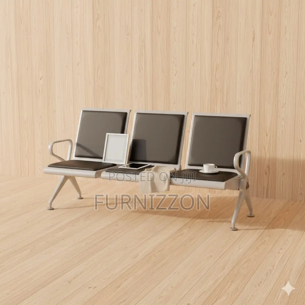 Durable Three Seater Waiting Bench for Business Use