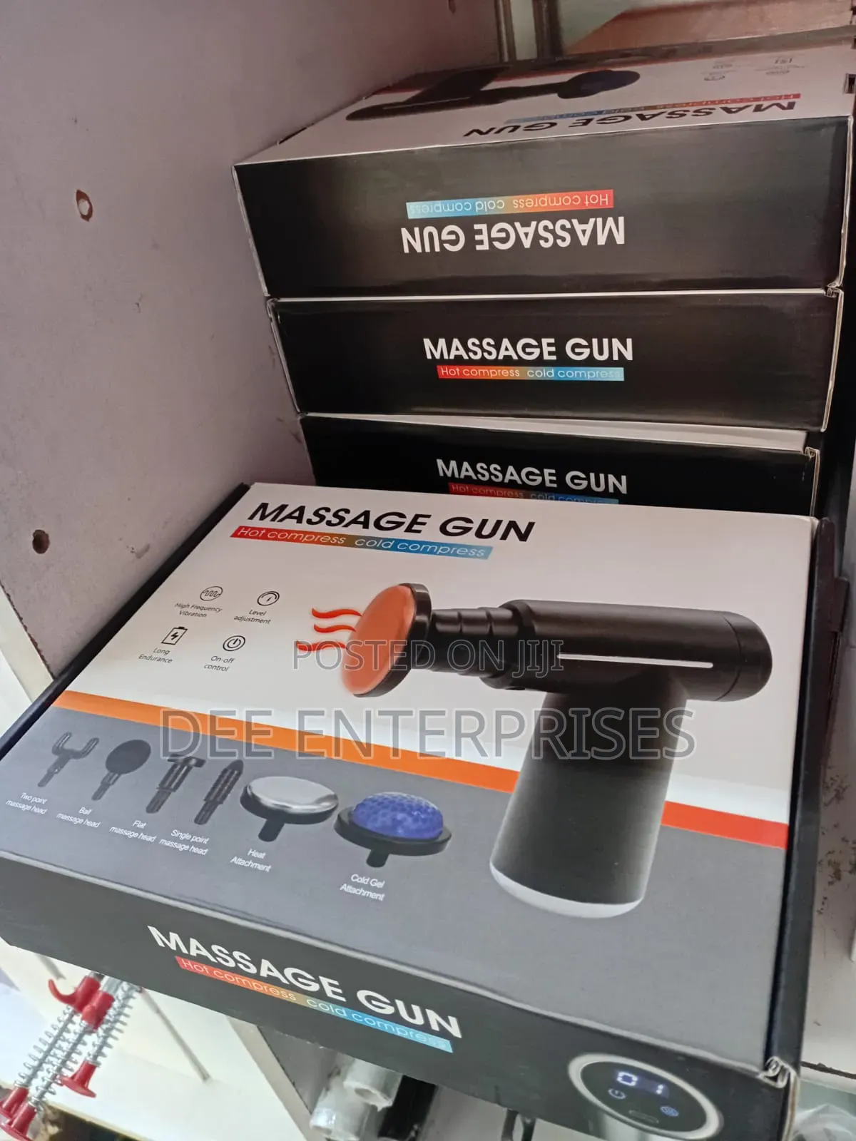 6 Head Options Massage Gun