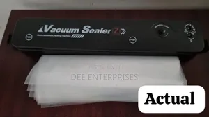 Automatic Vacuum Sealer Machine + 10pcs Sealing Paper Bags (17×25cm)