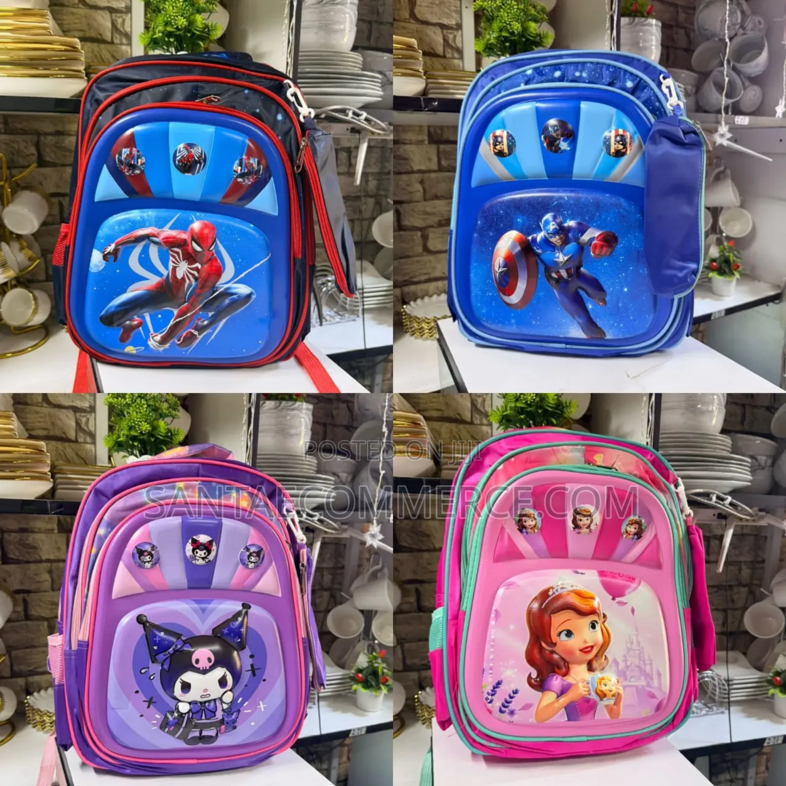 2 in 1 Cartoon Themed Bag
