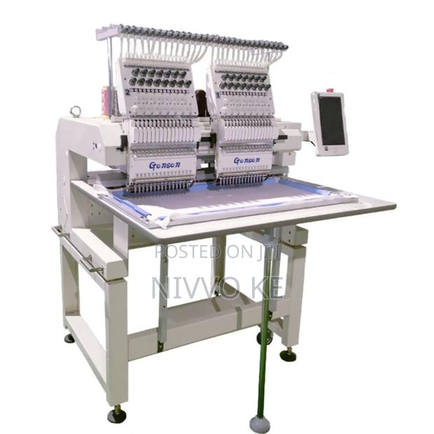 Dual-Head 9-Needle Commercial Embroidery Machine - thumbnail 4