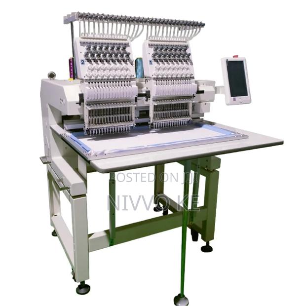 Professional 2 Head 9 Needle Embroidery System - main view