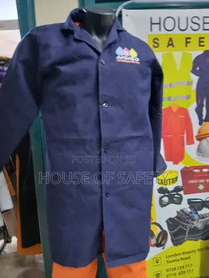 Navy Blue Chemical Environment Dust Coats