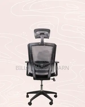 Headrest Office Chair for Long Workdays|Office-Ready Style,Nylon Base