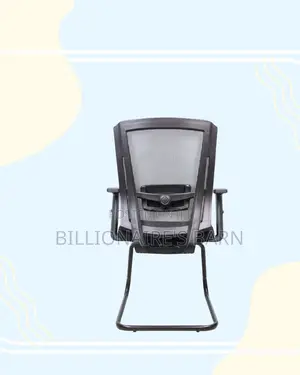 Visitor Office Chair With Stable Base | Space-Saving, Desk-Fit Comfort