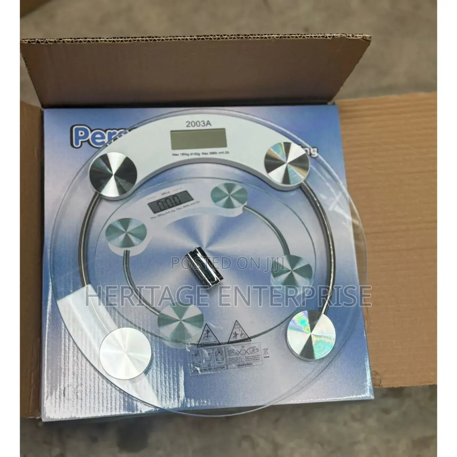 Weighing Scale Digital Transparent Glass Weighing Scale