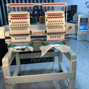 Professional 2 Head Nine Needle Embroidery System