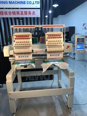 Professional 2 Head Nine Needle Embroidery System