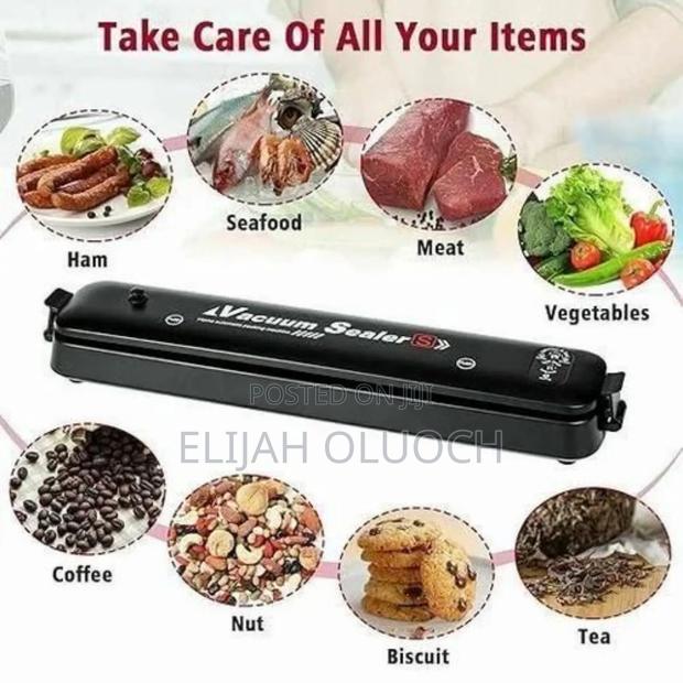 High Pressure Automatic Vacuum Sealer Machine + 10pcs Sealing Paper - thumbnail 4