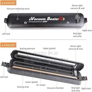 High Pressure Automatic Vacuum Sealer Machine + 10pcs Sealing Paper