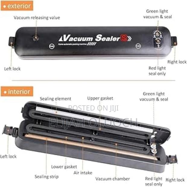 High Pressure Automatic Vacuum Sealer Machine + 10pcs Sealing Paper - thumbnail 5