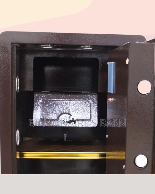Fireproof Biometric Steel Safe 80kg | Secure Storage, Dual Alarm - thumbnail 4