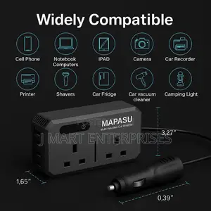 Fast Charging Car Plug Adapter for Laptops, iPads, Phones