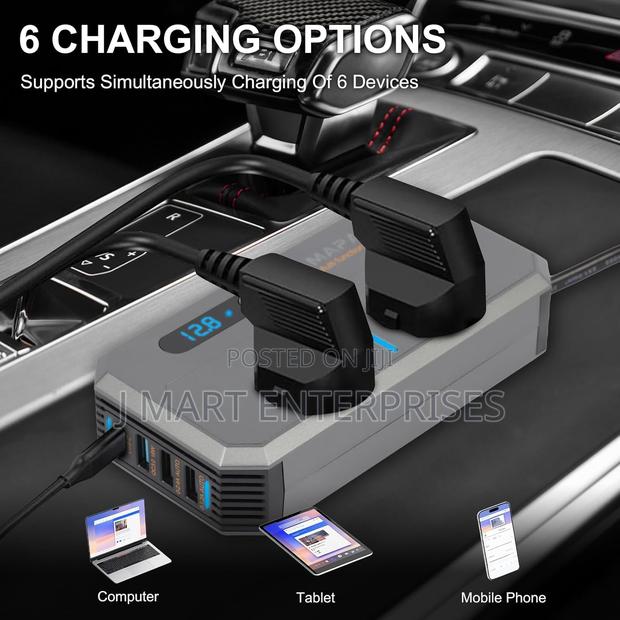 Fast Charging Car Plug Adapter for Laptops, iPads, Phones - thumbnail 3