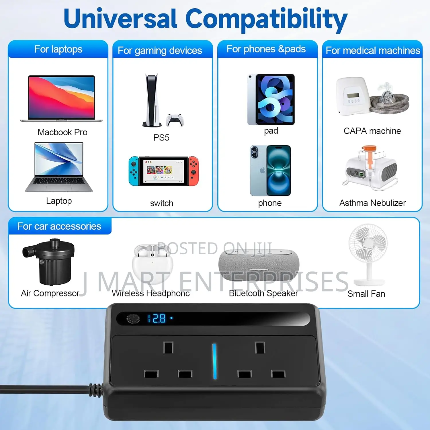 Fast Charging Car Charger With Cigarette Lighter Plug for Trip