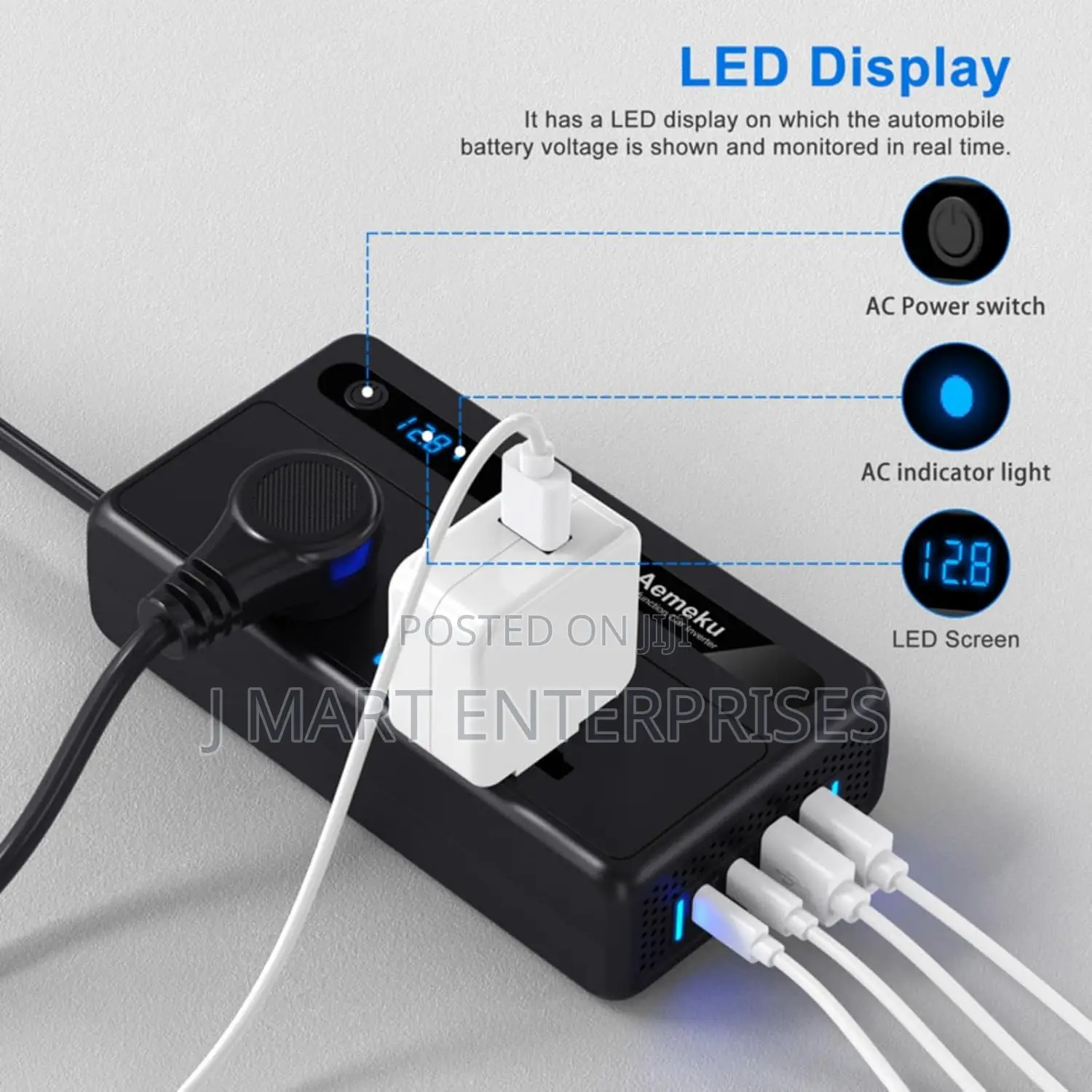 Fast Charging Car Charger With Cigarette Lighter Plug for Trip