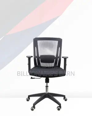 Barn Origin Mid-Back Office Chair |Posture Support, Durable Nylon Base