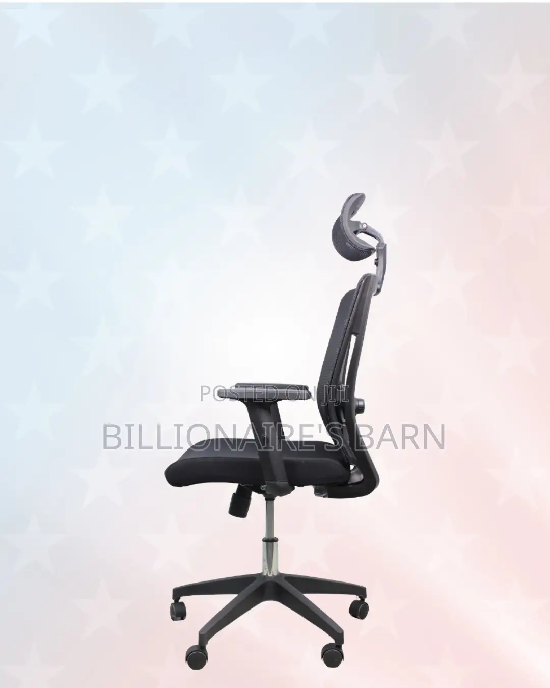 Breathable Mesh Office Chair — Clean Look, Durable Nylon Base